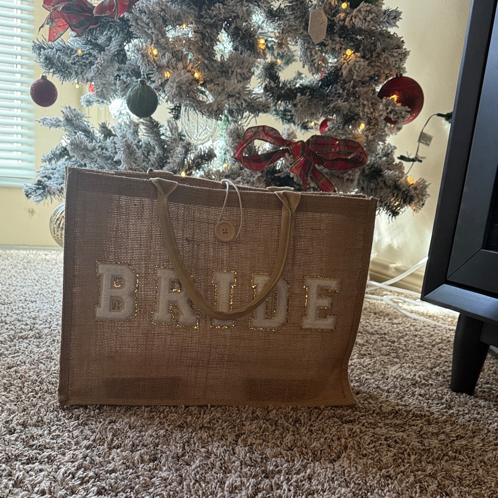 Amazon Tan Bride Tote Bag